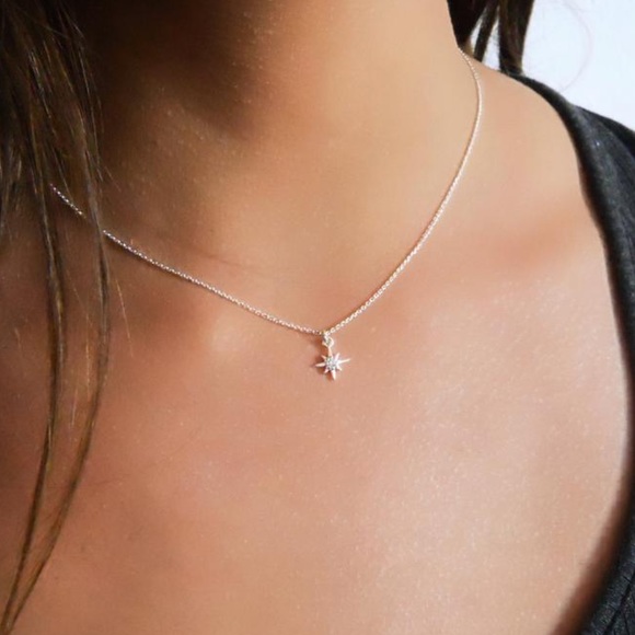✨✨Extra Tiny Silver North Star Necklace✨✨ - Picture 5 of 6